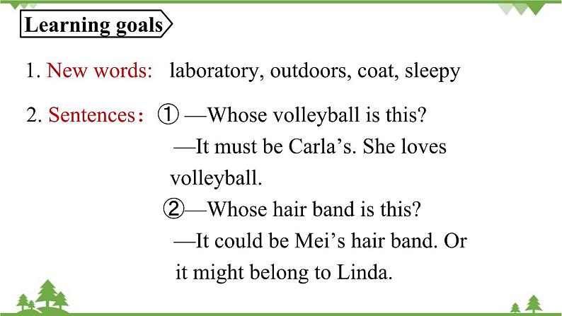 人教新目标版英语九年级上册 Unit 8 It must belong to Carla.Section A Grammar Focus-4c课件02