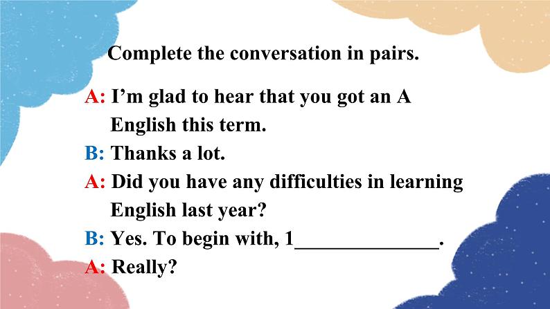 人教新目标(Go for it)版九年级英语全册 Unit 1How can we become good learnersSection B3a-Self Check (2)课件第5页