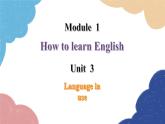 外研版英语八年级上册Module 1 Unit 3 Language in use课件