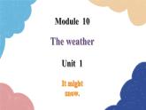 外研版英语八年级上册Module 10 Unit 1 It might snow课件