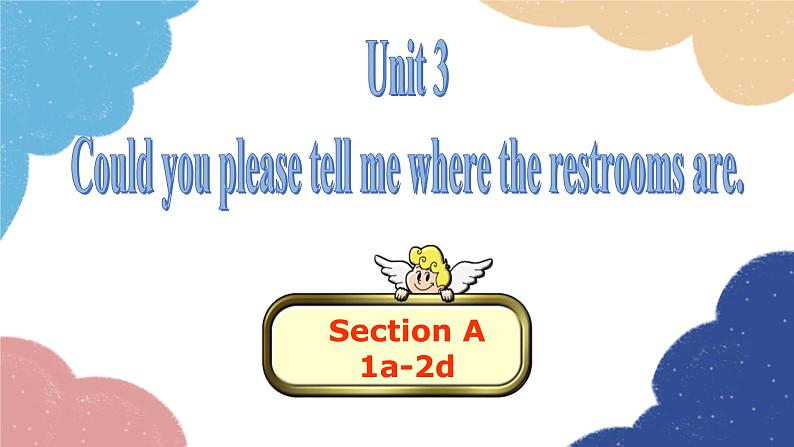 人教新目标(Go for it)版九年级英语全册 Unit 3Could you please tell me where the restrooms are.Section A1a-2d课件第1页