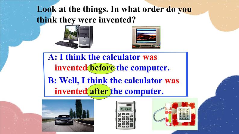 人教新目标(Go for it)版九年级英语全册 Section A1a-2d Unit 6When was it invented课件第7页