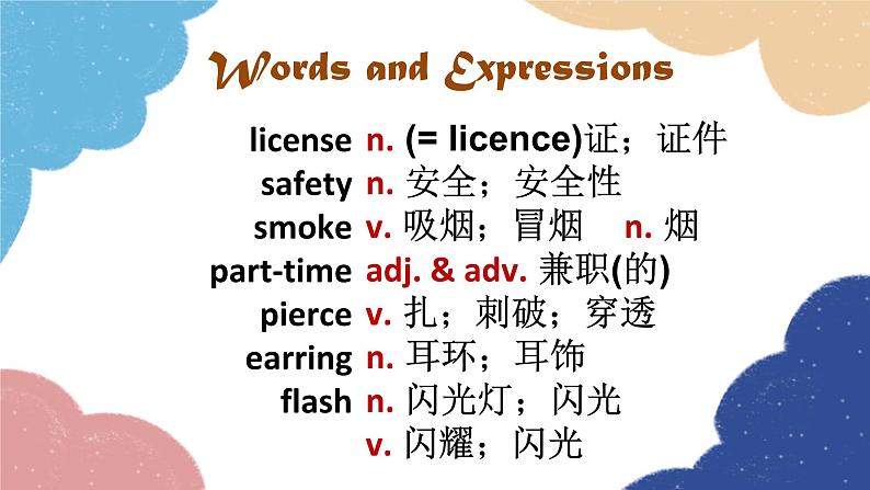 人教新目标(Go for it)版九年级英语全册 Section APeriod 1a-2d Unit 7Teenagers should be allowedto choose their own clothes课件02