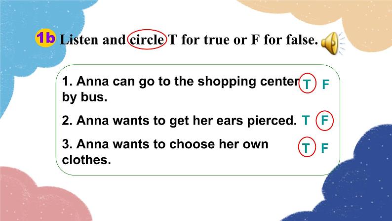 人教新目标(Go for it)版九年级英语全册 Section APeriod 1a-2d Unit 7Teenagers should be allowedto choose their own clothes课件07