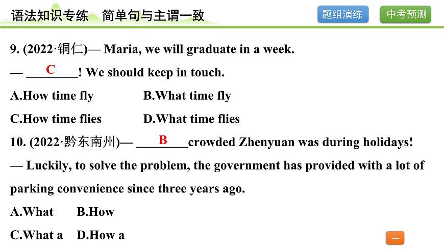 12.专题十二 简单句与主谓一致（精练册）第6页