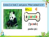 Unit 5 Why do you like pandas Section A 1a-1c 课件