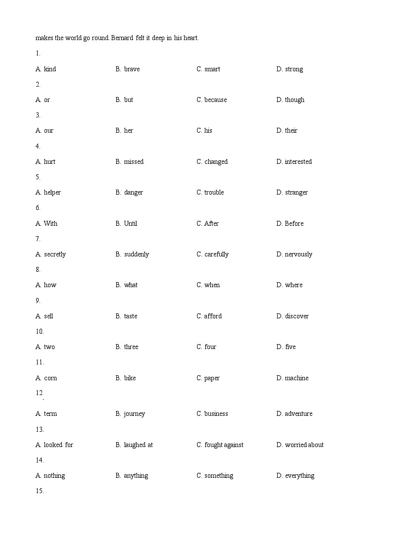 浙江省温州市绣山中学2022-2023学年八年级下学期期中英语试题（原卷版+解析版）02