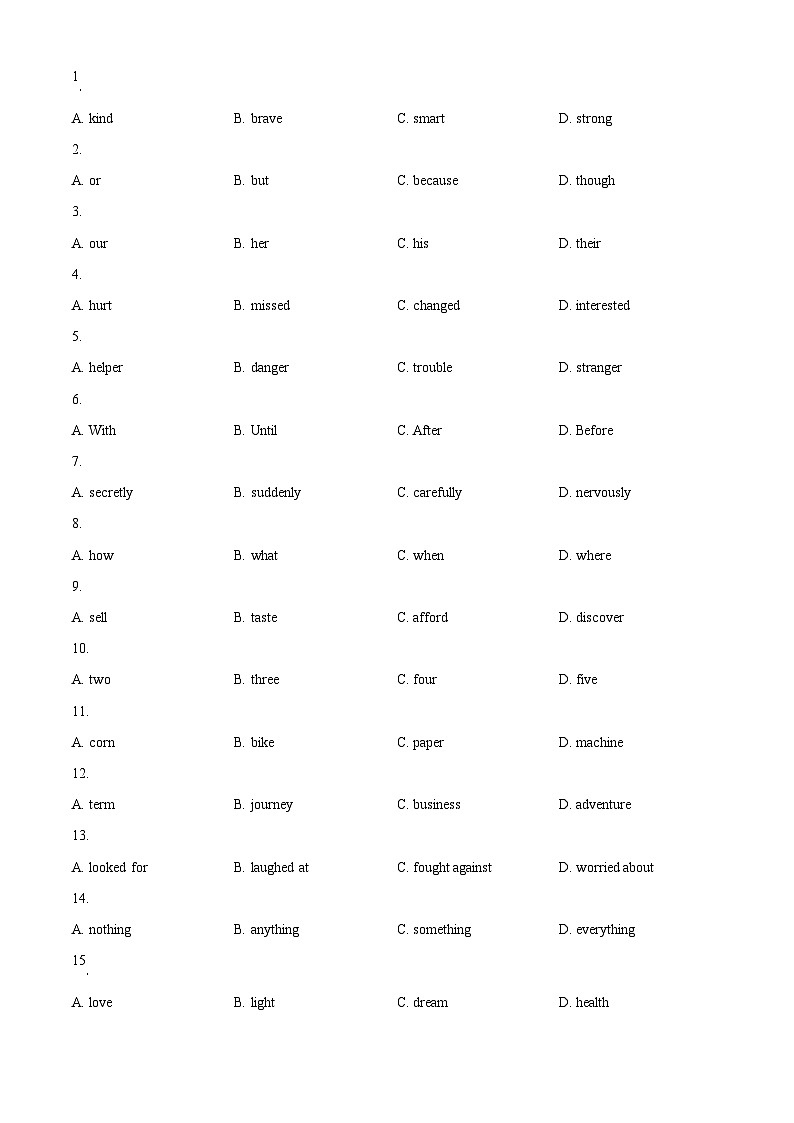 浙江省温州市绣山中学2022-2023学年八年级下学期期中英语试题（原卷版+解析版）02