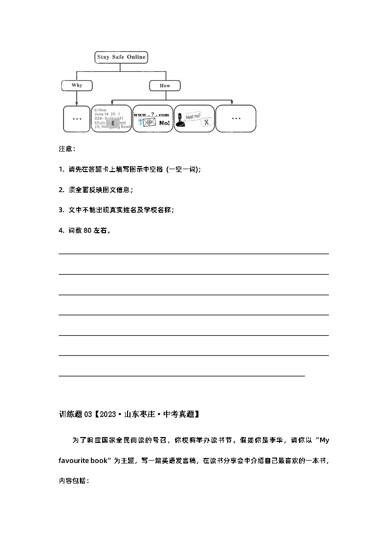 2024中考英语压轴专题训练-专题15书面表达-话题类专练（含解析）第2页