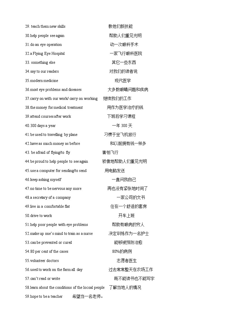 译林版八年级下册英语第七单元Unit7单元知识点讲义02