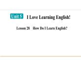 冀教版七年级英语下册Unit 5 Lesson 28课件