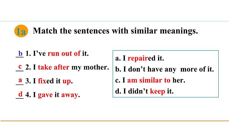 人教版八年级英语下册第二单元Section A 1a-2d课件第4页