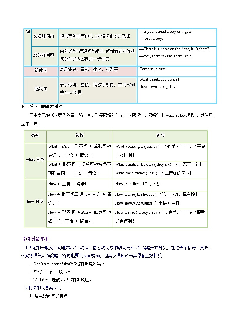 专题11 句子的类型I（简单句和并列句）（解析版）第2页