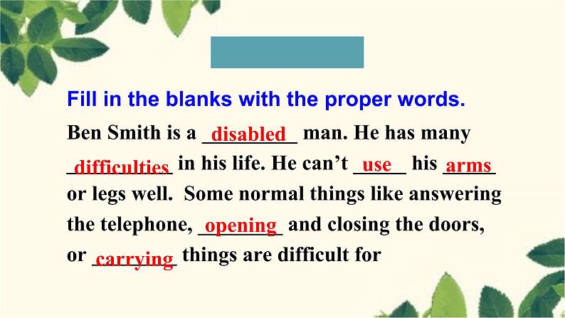 人教版英语八年级下册 Unit2 I’ll help to clean up the city parks-Section B 2课件03