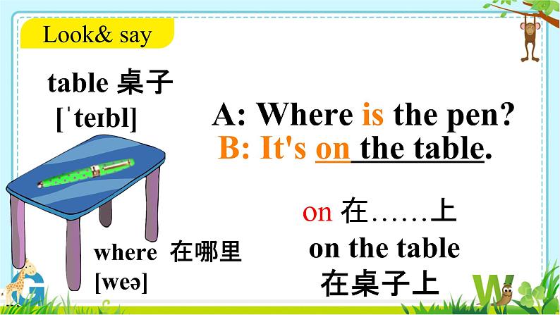 Unit 4 Where's my schoolbag？Section A （1a-1c）课件 初中英语人教版七年级上册第5页