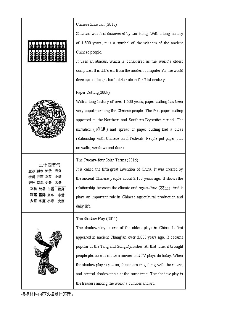 2024年河南省安阳市林州市中考一模英语试题（解析版）第3页