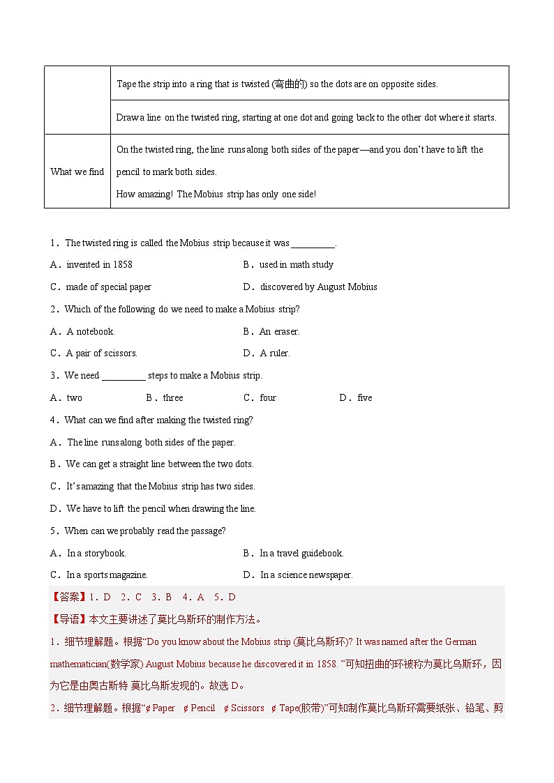 中考英语一轮复习  考点详解+真题练习专项突破41 阅读理解之应用文（含解析）第2页