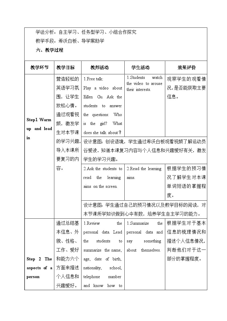 初三英语中考话题复习 教案第2页