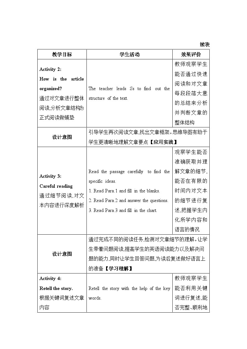 Unit 9  Have you ever been to a museum第2课时Section A (3a—4c)教案（人教版八下）03
