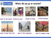 人教版初中英语8上Unit1 Where did you go on vacation Section A (1a-2d) 课件+教案+音频