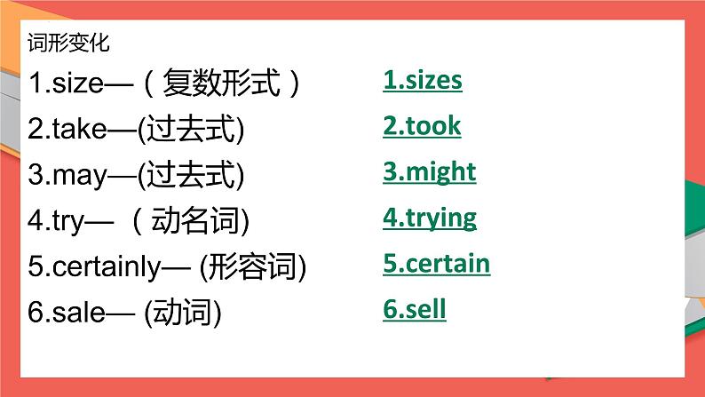 外研版(新标准）七年级英语下册Module5重点短语&句子翻译课件03