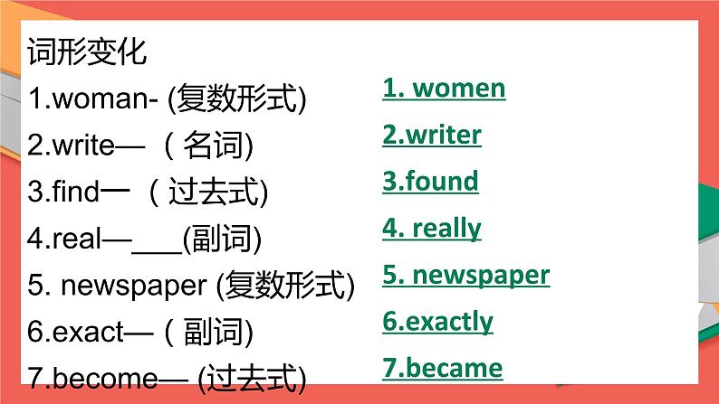 外研版(新标准）七年级英语下册Module9重点短语&句子翻译课件03