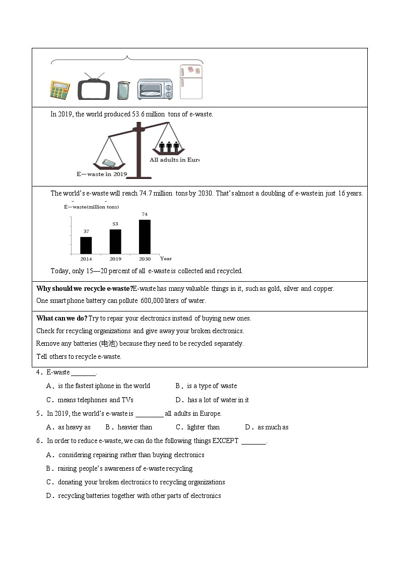 专题03 阅读理解文体之应用文（名校试题、模拟试题，10篇）（解析版）第3页