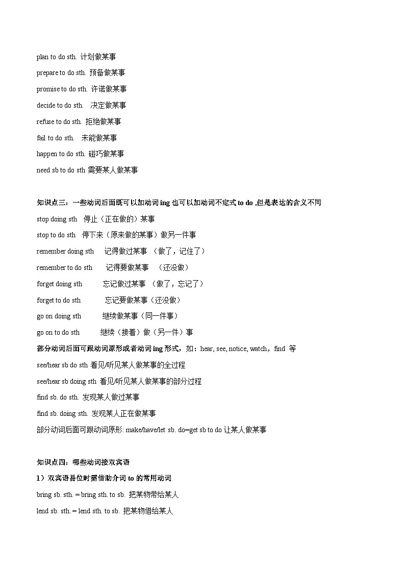 专题04 中考固定搭配归纳- 【查漏补缺】2024年中考英语复习冲刺过关（江苏专用）第3页