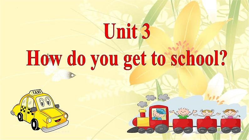 Unit3+How+do+you+get+to+school复习课件+2023-2024学年人教版英语七年级下册+第1页