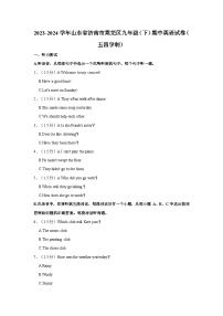 2023-2024学年山东省济南市莱芜区九年级下学期期中英语试卷（五四学制）（含答案）