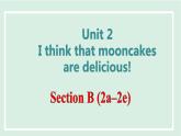 Unit 2 I think that mooncakes are delicious!課件 2024-2025學(xué)年人教版英語九年級全冊