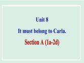 Unit 8 It must belong to Carla課件 2024-2025學年人教版英語九年級全冊