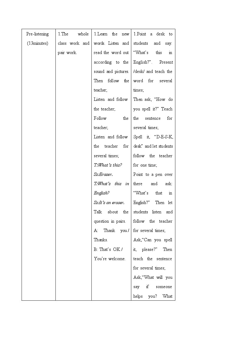 仁爱版英语七年级上册 Unit 1  Topic 3 Section B教学设计 教案03