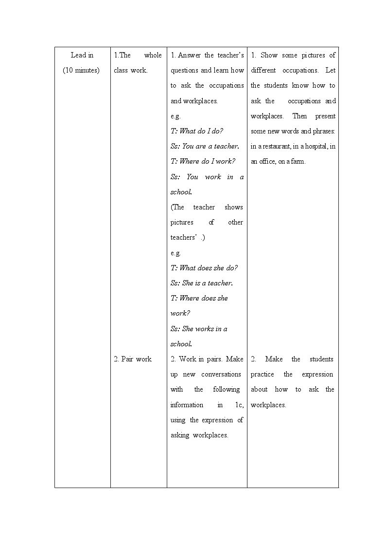 仁爱版英语七年级上册 Unit 3  Getting Together 教案第3页