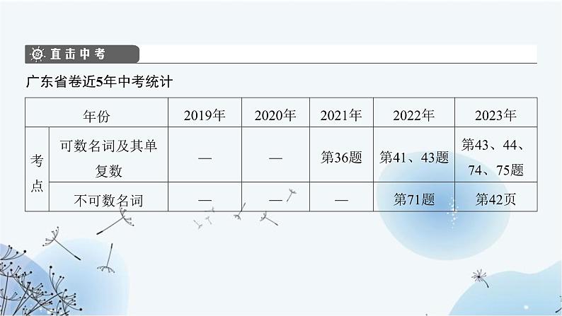 中考英语复习语法专项复习第1节名词课件第3页