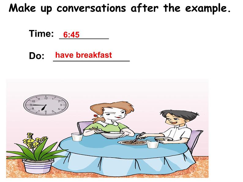 仁爱版英语七年级上册 Unit 4  having fun Topic 3. What time is it now 课件08