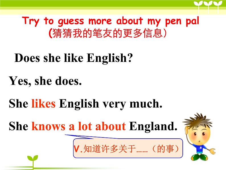 仁爱版英语七年级上册 Unit 3 getting together Topic 1. Does he speak Chinese_课件1 (2) 课件第6页