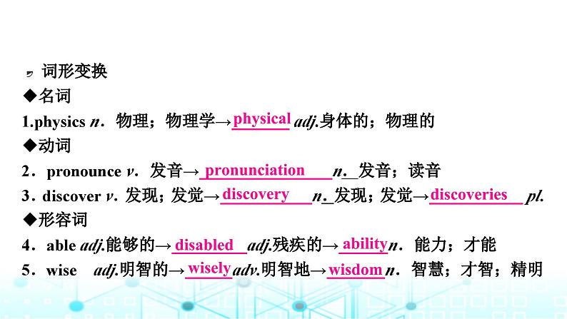 人教版中考英语复习考点一0六九年级Units1－2课件05