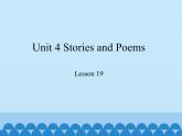 冀教版英语九年级全一册 Unit 4  Stories and Poems Lesson 19_ 课件