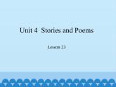 冀教版英语九年级全一册 Unit 4  Stories and Poems Lesson 23_ 课件