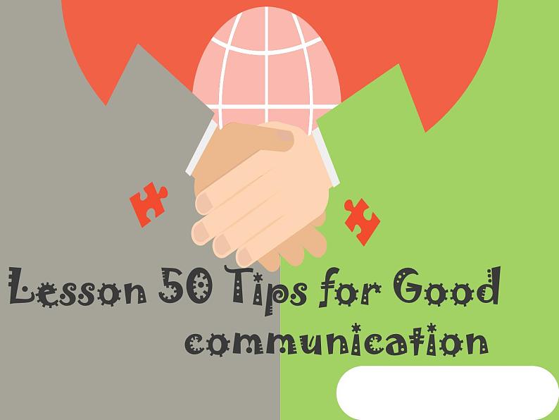 冀教版英语九年级全一册 Unit 10 Lesson 50 Tips for Good Communication 课件第4页