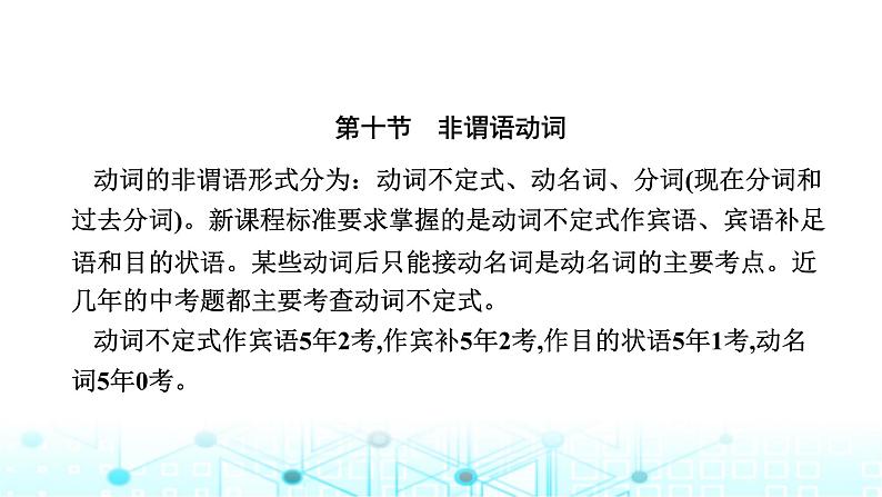 中考英语复习语法突破第十节非谓语动词课件第3页