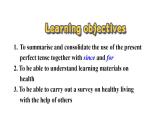 外研版八年級(jí)下冊(cè)英語(yǔ)Module4 Seeing the doctor Unit 3課件
