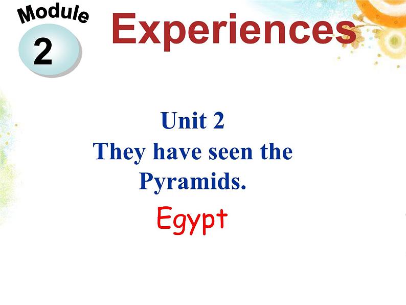 外研版八年级英语下册Module2Unit 2 They have seen the Pyramid课件第4页