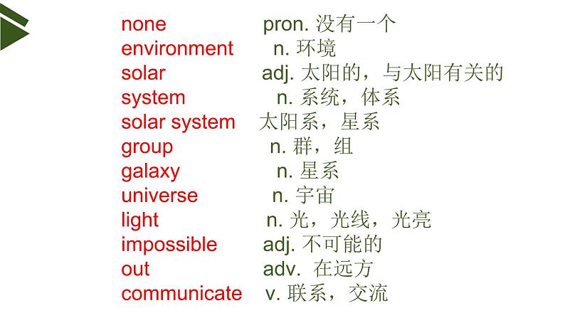 外研版英语八年级下册Module 3 Unit 2 We have not found life课件04