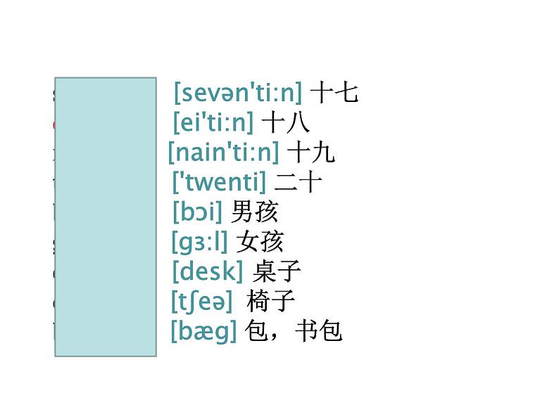 外研版英语七年级上册 Module2 Unit3课件06