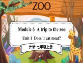 外研版英語七年級上冊 Module 6 Unit 1 課件