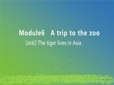 外研版英语七年级上册 Module 6 Unit 2 The tiger lives in Asi课件