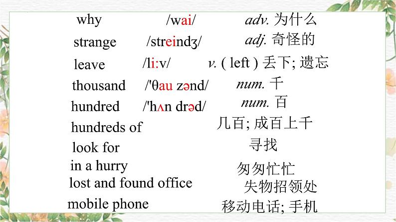 外研版英语七年级下册Module 1 Unit 2Are they yours课件第2页