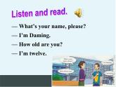 外研版英語七年級上冊 Starter Module 2 Unit 3 I'm twelve 課件